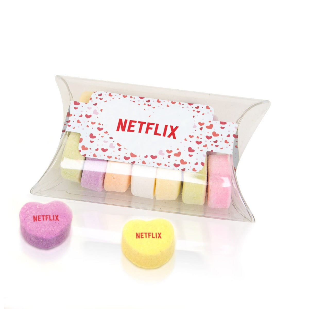 Clear Candy Pillow Box | Customized With Your Logo