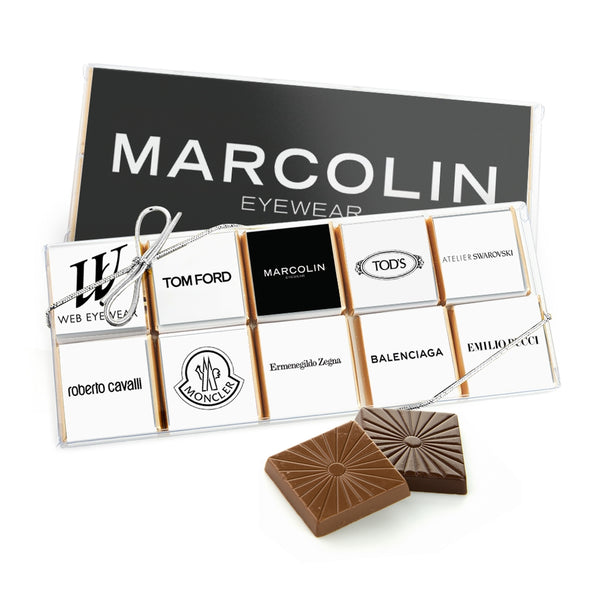 Set of 10 Chocolate Squares