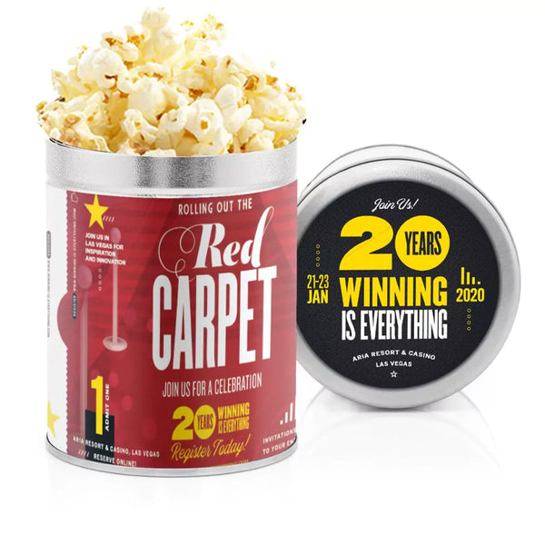 Custom Popcorn Tins | 1 Quart