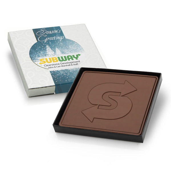 4x4in Engraved Chocolate Bars - 2oz