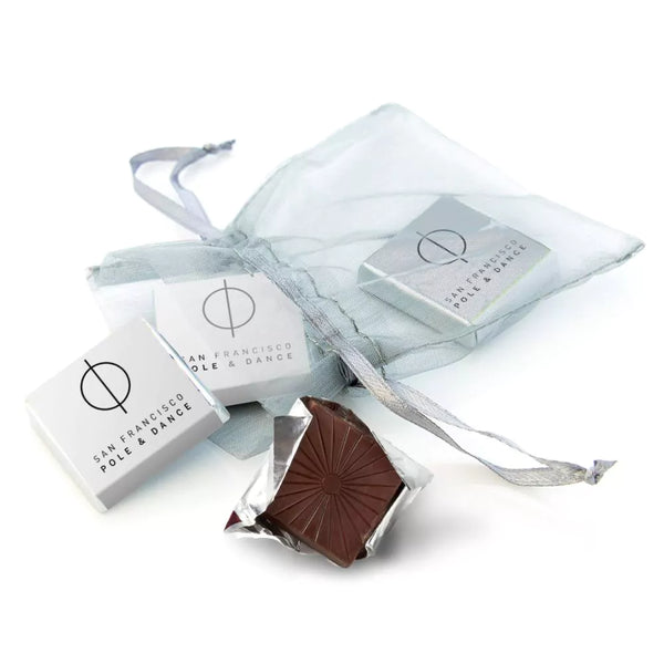 Organza Bag With 3 Chocolate Squares