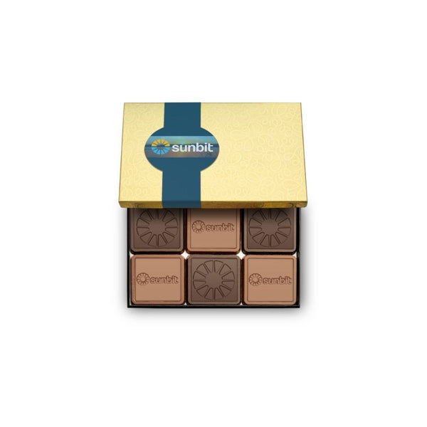 Engraved Chocolate Squares | Set of 6