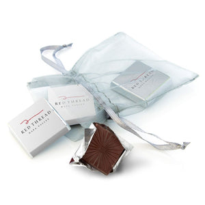 Organza Bag With 3 Chocolate Squares