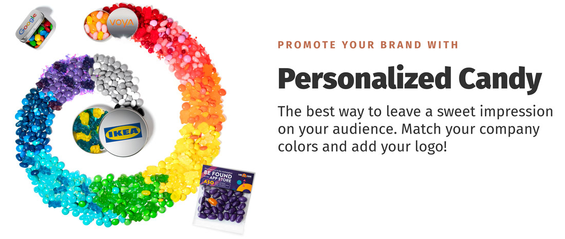 Personalized candy sales