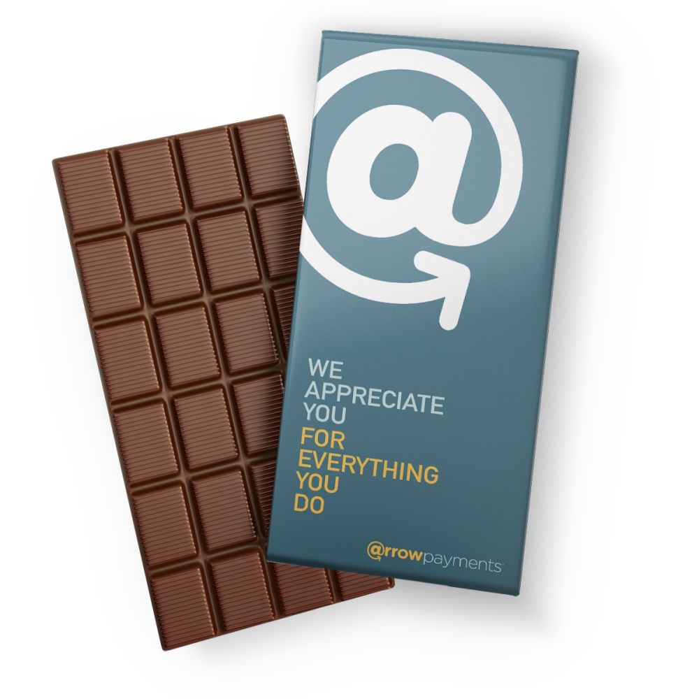 CUSTOMIZED BRANDED CHOCOLATE BAR