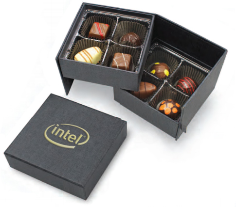 8-piece truffle business gift