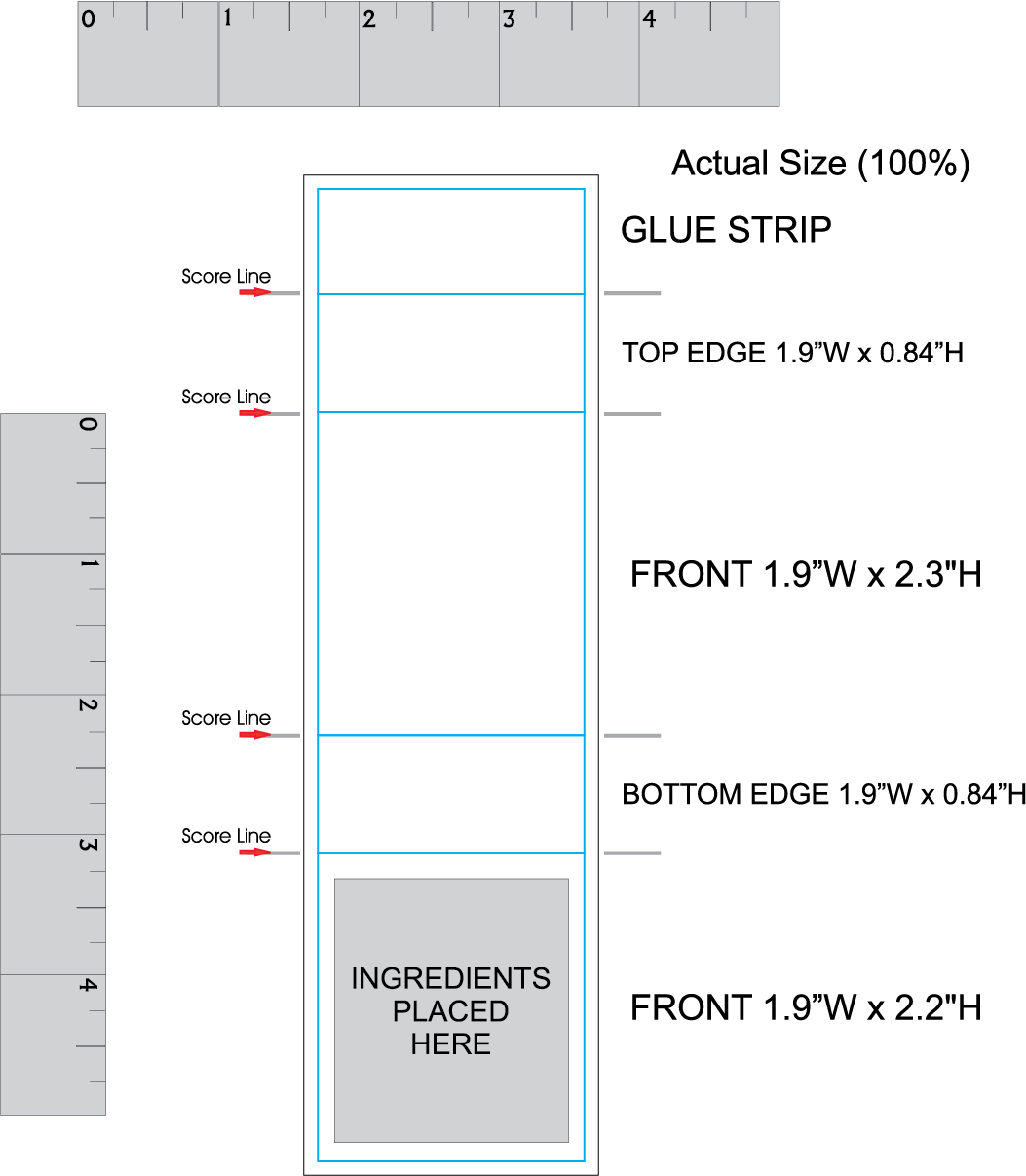 2pcs Oreo Template