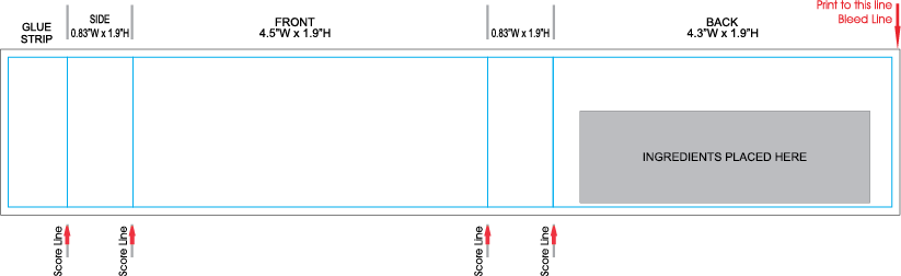 Artwork Layout - 4 Piece Oreo Set