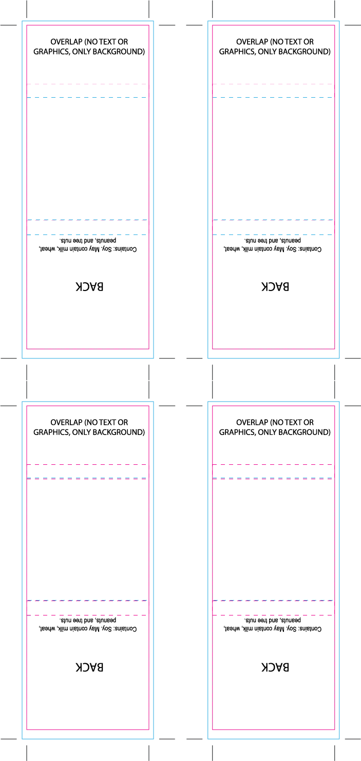 Layout 4-piece Chocolate Square Set