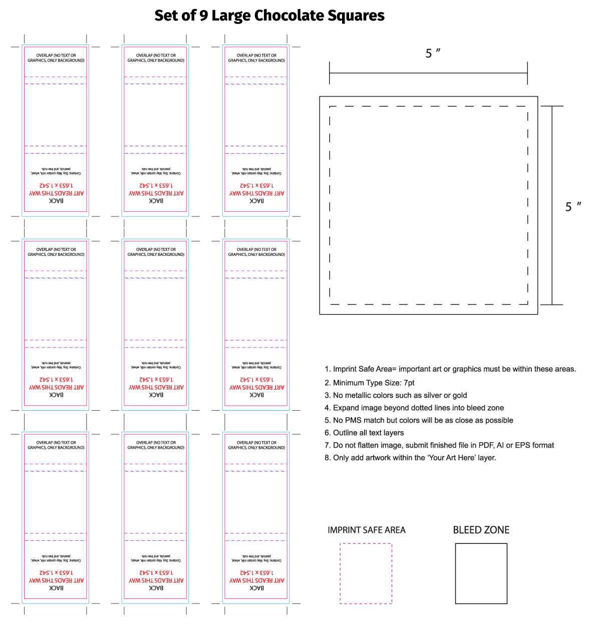 Artwork Layout 9-piece set