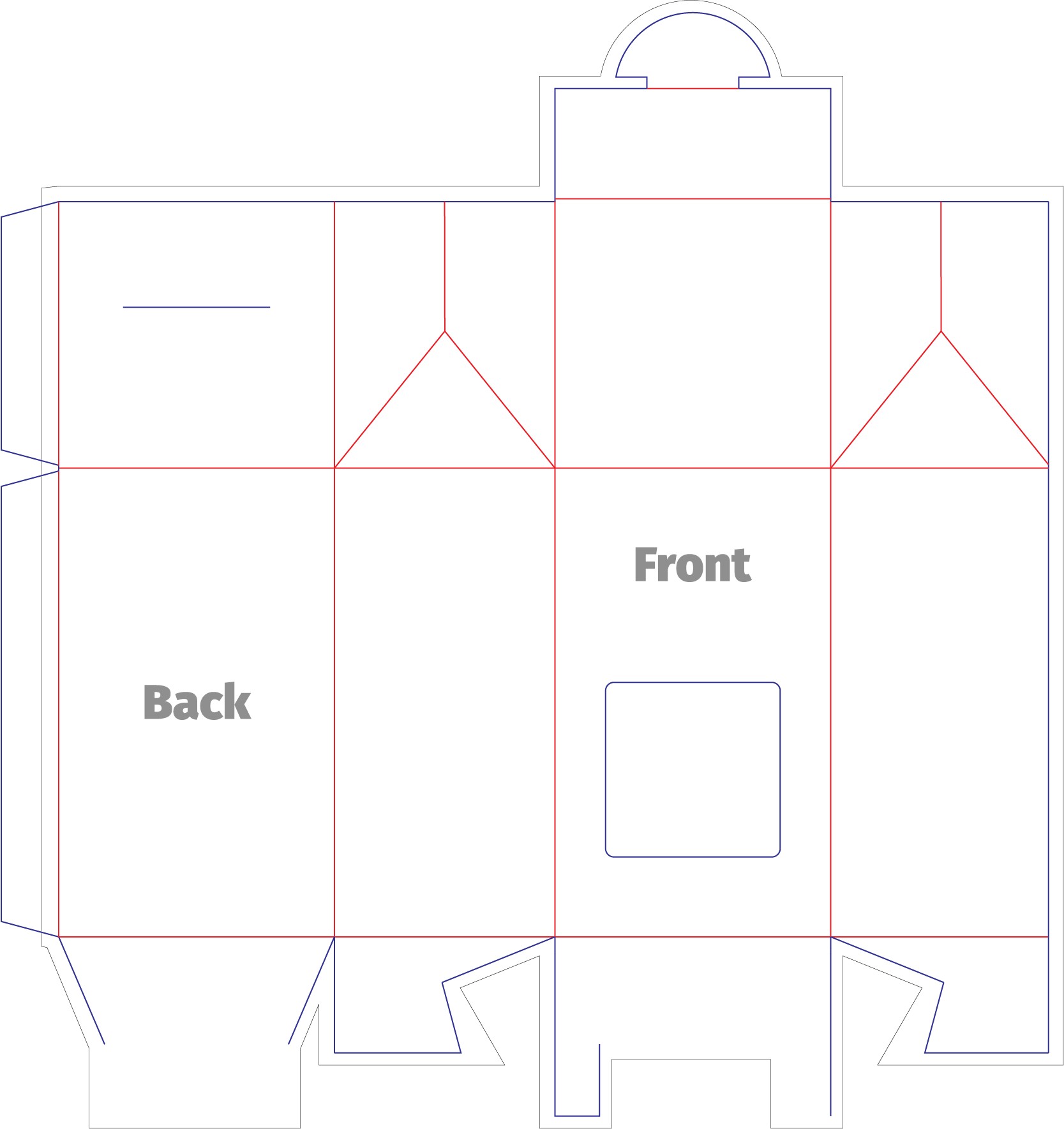 Popcorn Gable Box