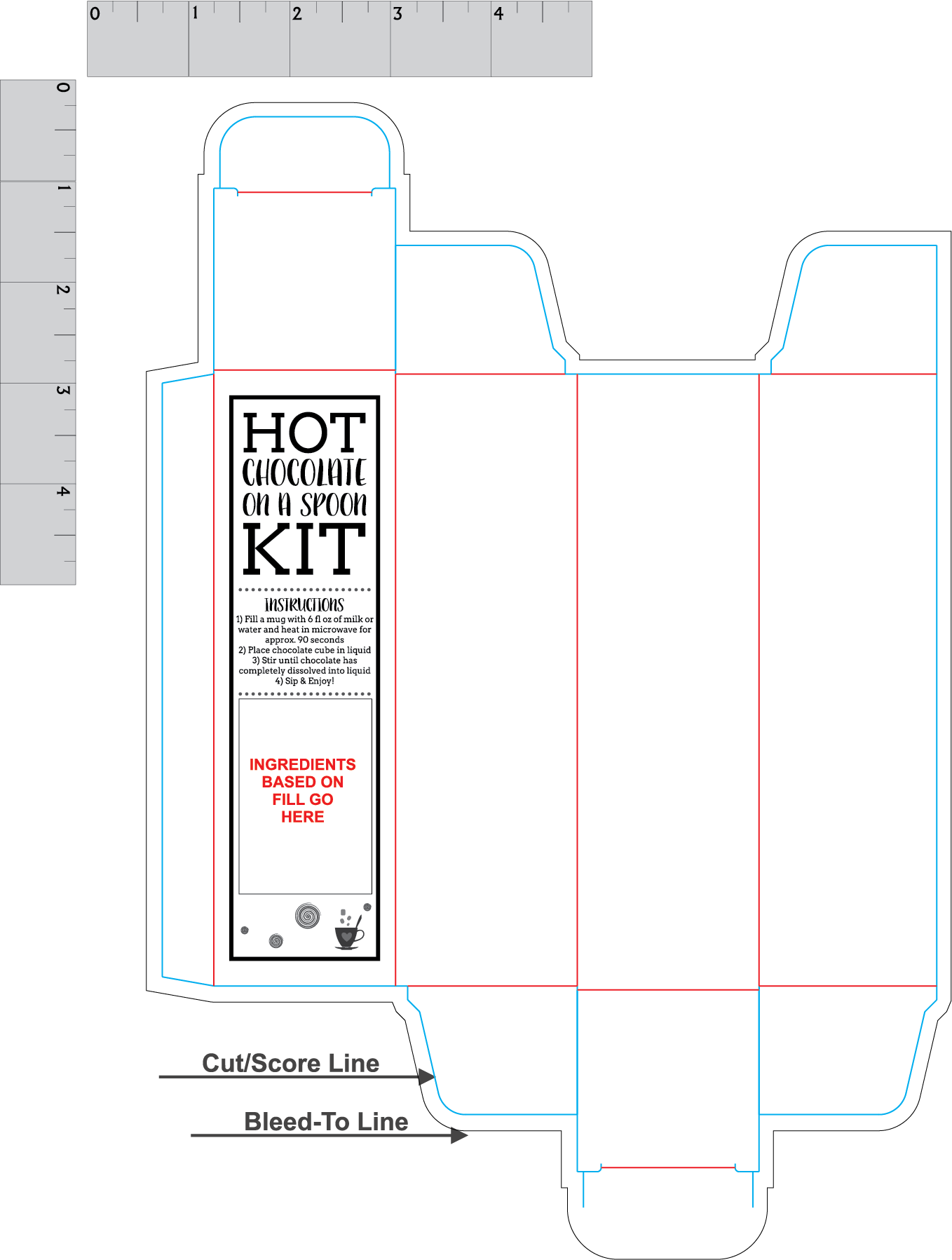 Hot Chocolate Kit Layout