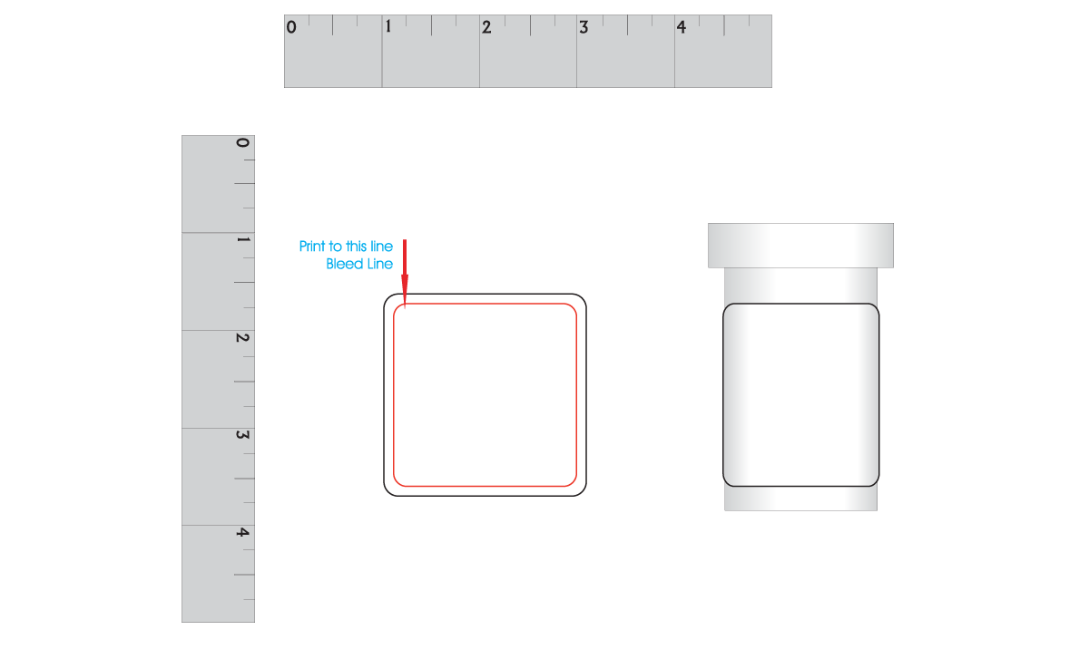 Artwork Layout - Small Pill Bottle