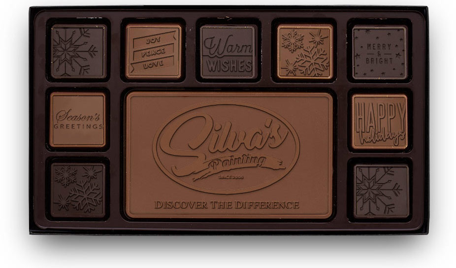 engraved chocolate set