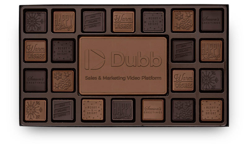 engraved chocolate set