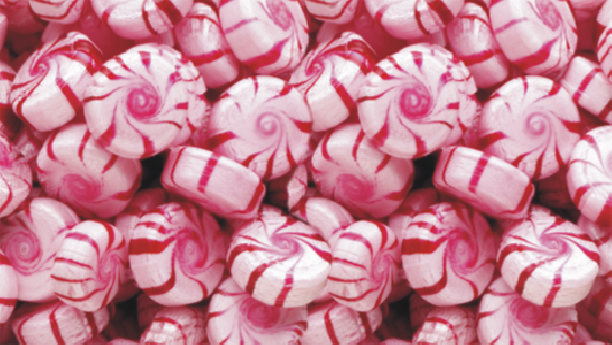 wrapped peppermint candy