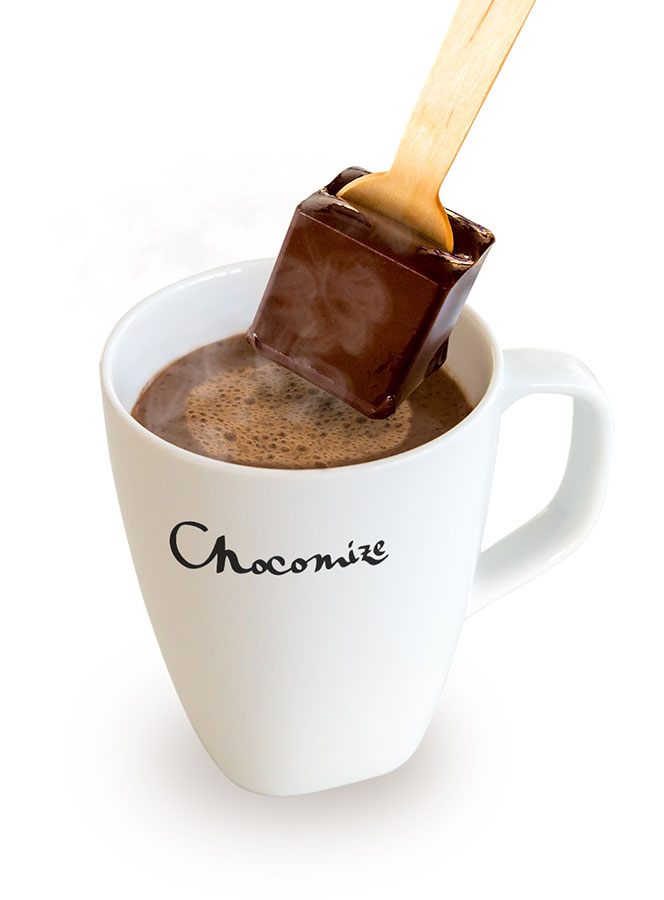 Hot Chocolate on a Stick with Hang Tag