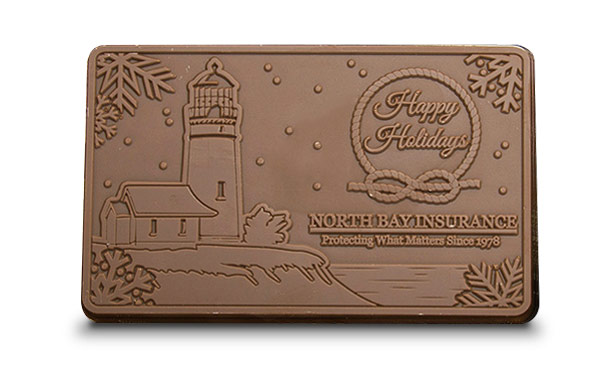 chocolate logo engraving